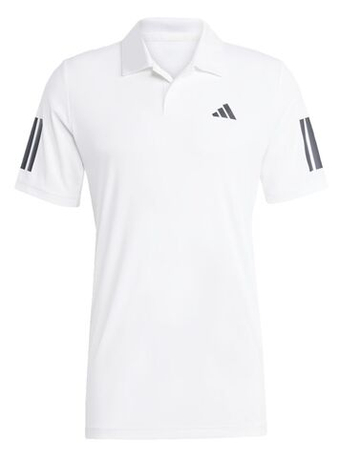 Мужское теннисное поло Adidas Club Tennis 3-stripes - белый