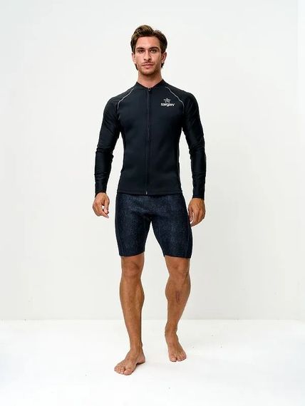 Куртка неопреновая Sargan Skeleton Sup неопрен 2 мм/лайкра черный