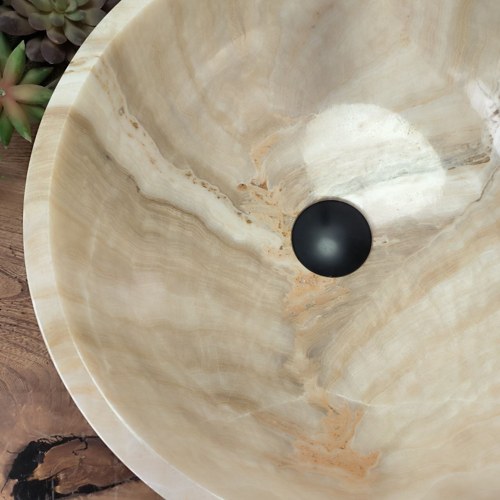 Раковина из оникса Bowl Yellow TinLip BO-62902 40*40*15 140