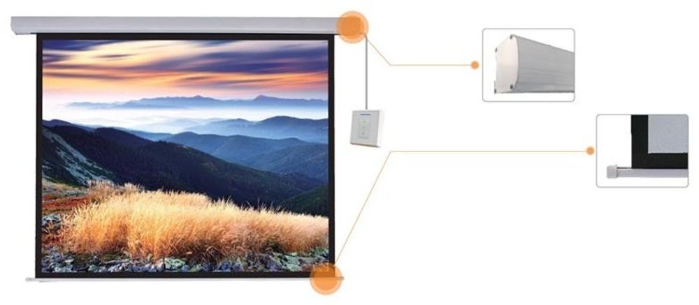 Проекционный экран Mr.Pixel MAGNASAB167V2
