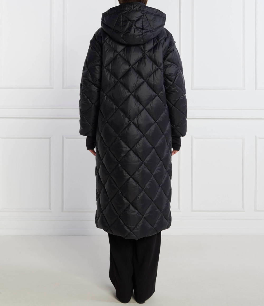 Пуховое пальто 2в1 Marella SPORT - черный(34960339)