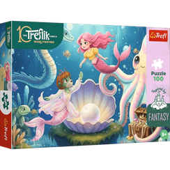 Pazl \ Puzzle \ Пазлы Puzzles - "100" Inspired By Fantasy - Knight of Treflik and the Dragons / KAZSTUDIO SA The Treflik
