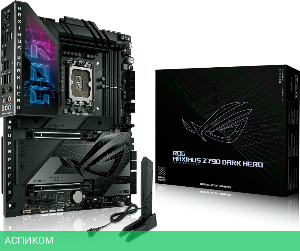 Материнская плата ASUS ROG MAXIMUS Z790 DARK HERO (90MB1F90-M0EAY0)
