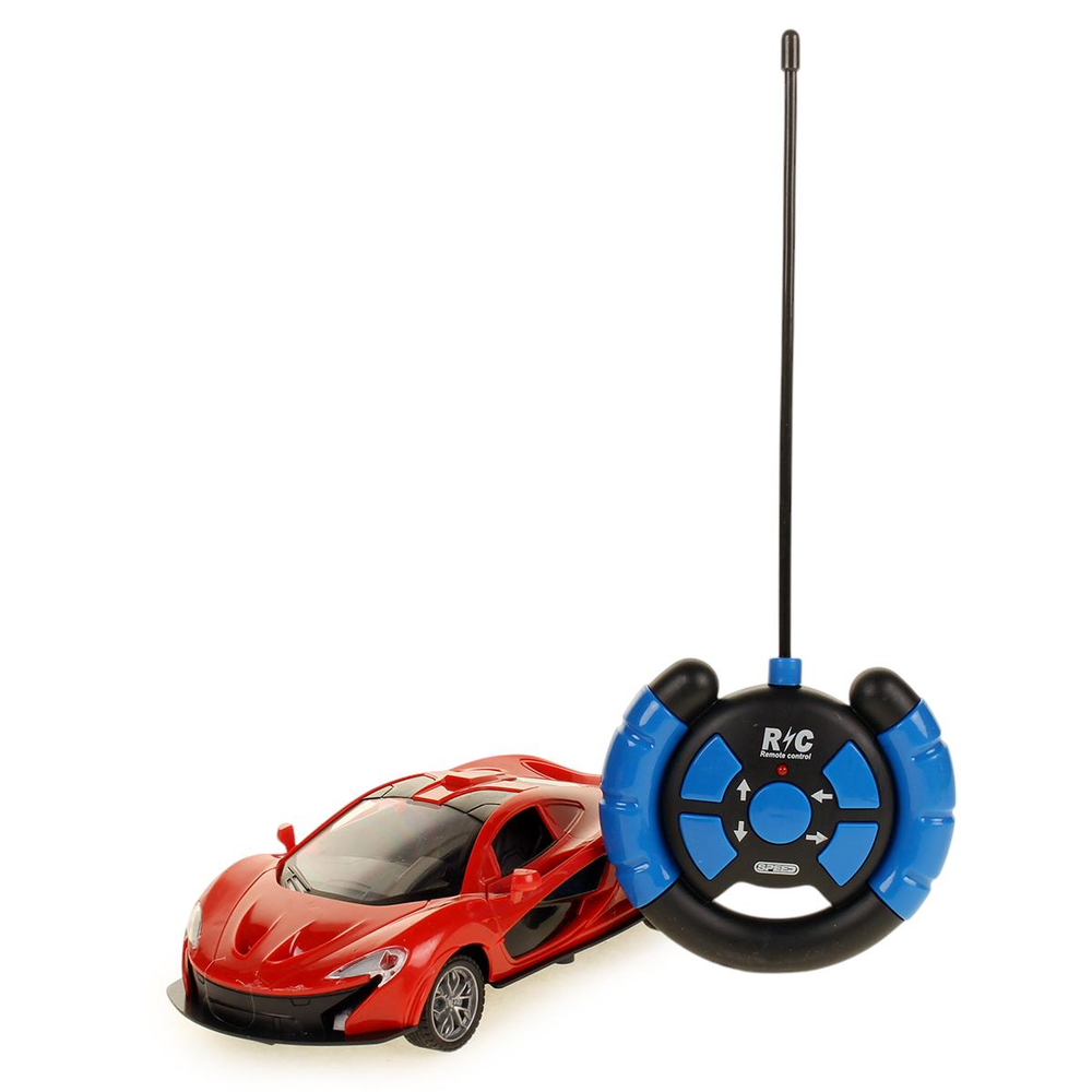 Машина классическая на РУ, красная, коробка 168H-1