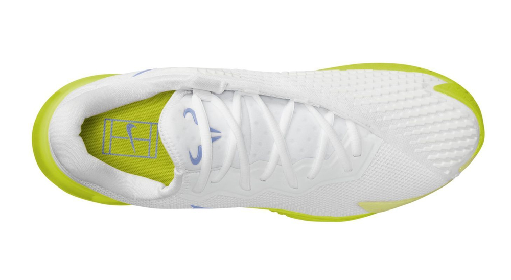 Мужские кроссовки теннисные Nike Zoom Vapor Cage 4 Rafa - white/cobalt bliss/bright cactus
