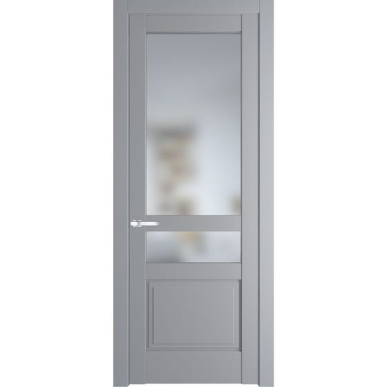 Межкомнатная дверь эмаль Profil Doors 3.5.4PD смоки остеклённая