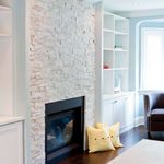 Натуральный камень Кварцит белый Pharaon 180x350x10-20 Модерн