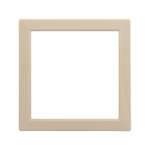 Декоративная вставка для металлических рамок "Avanti", бежевая, 1 пост (2 мод.)