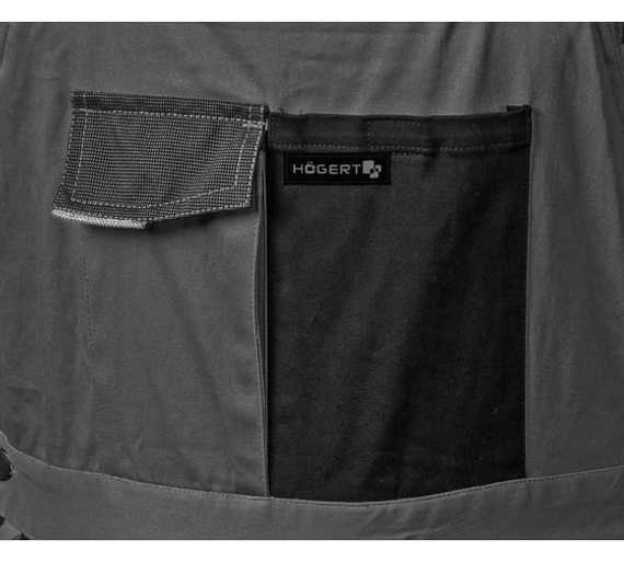 Полукомбинезон рабочий темно-серый EDGAR Högert, арт. HT5K278