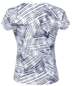 Женская теннисная футболка Fila T-shirt Rosie - blue comb