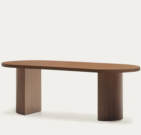 Стол Nealy, 200x100 см, шпон ореха натурального оттенка