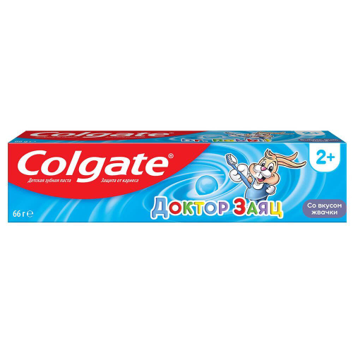 Зубная паста Colgate Доктор Заяц «Жевательная резинка» 50 мл (2+)