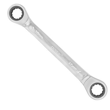 Ключ накидной трещоточный 16х17мм DISEN DS-KT2014M-1617