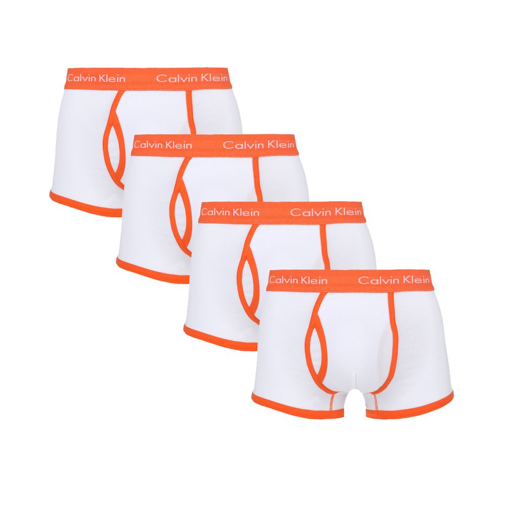Мужские трусы боксеры (белые) набор 4 в1 Calvin Klein CK52189