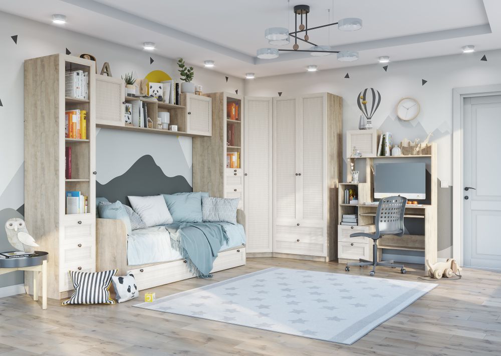 Кровать "Филадельфия" с 2 ящиками ДФ-10