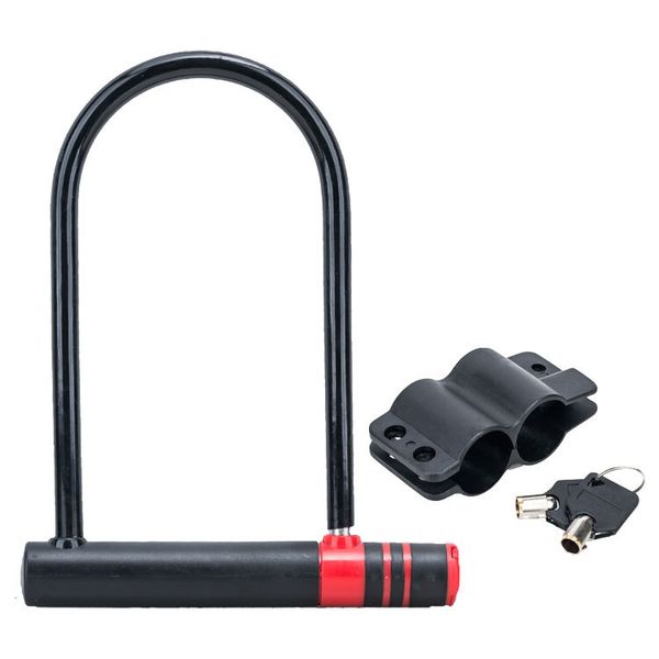 Замок для велосипеда Pulse скоба с держателем 180х245 мм