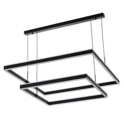 Citilux Дуэт CL719K211 LED Люстра подвесная с пультом Чёрная