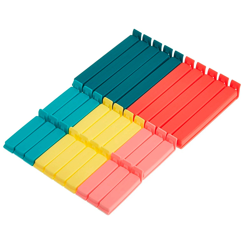 Набор зажимов для пакетов Flena 30 шт, полипропилен