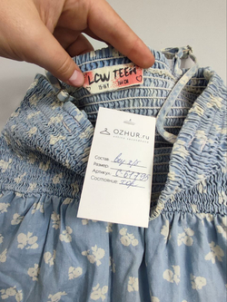 Топ LC Waikiki нежно-голубой на 15-16 лет