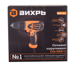 Сетевой шуруповерт Вихрь СШ-550/1