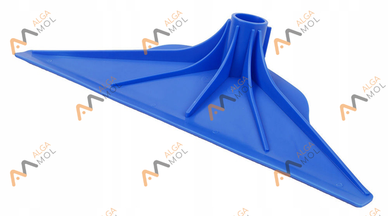 Скребок для жидкого навоза, с резьбой, синий, Китай