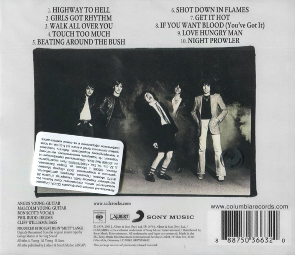 AC/DC / Highway To Hell (CD)