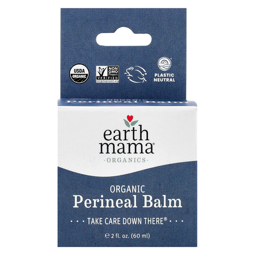 Earth Mama, Органический бальзам для промежности, 60 мл (2 жидк. Унции)