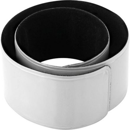 Браслет светоотражающий, белый, deVente, 220*30мм