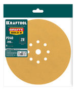 KRAFTOOL Giraffe GOLD-9 225 мм, Р240, шлифовальный круг на липучке, 9 отв. (35651-240)