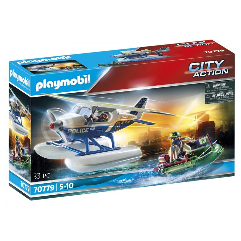 Playmobil - Полицейский реактивный самолет: Погоня за контрабандистом 70779