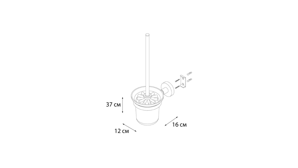 "MODERN" Ёрш для туалета FX-51513 (к/к 5)