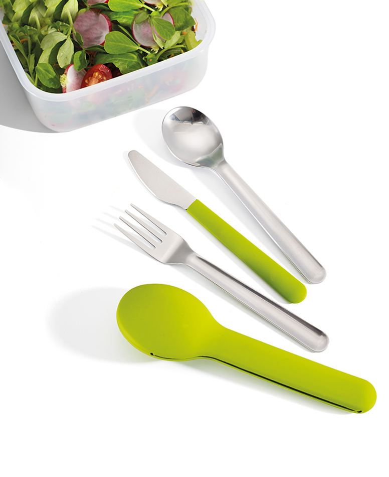 Набор столовых приборов GoEat™ Cutlery Set зелёный, Joseph Joseph