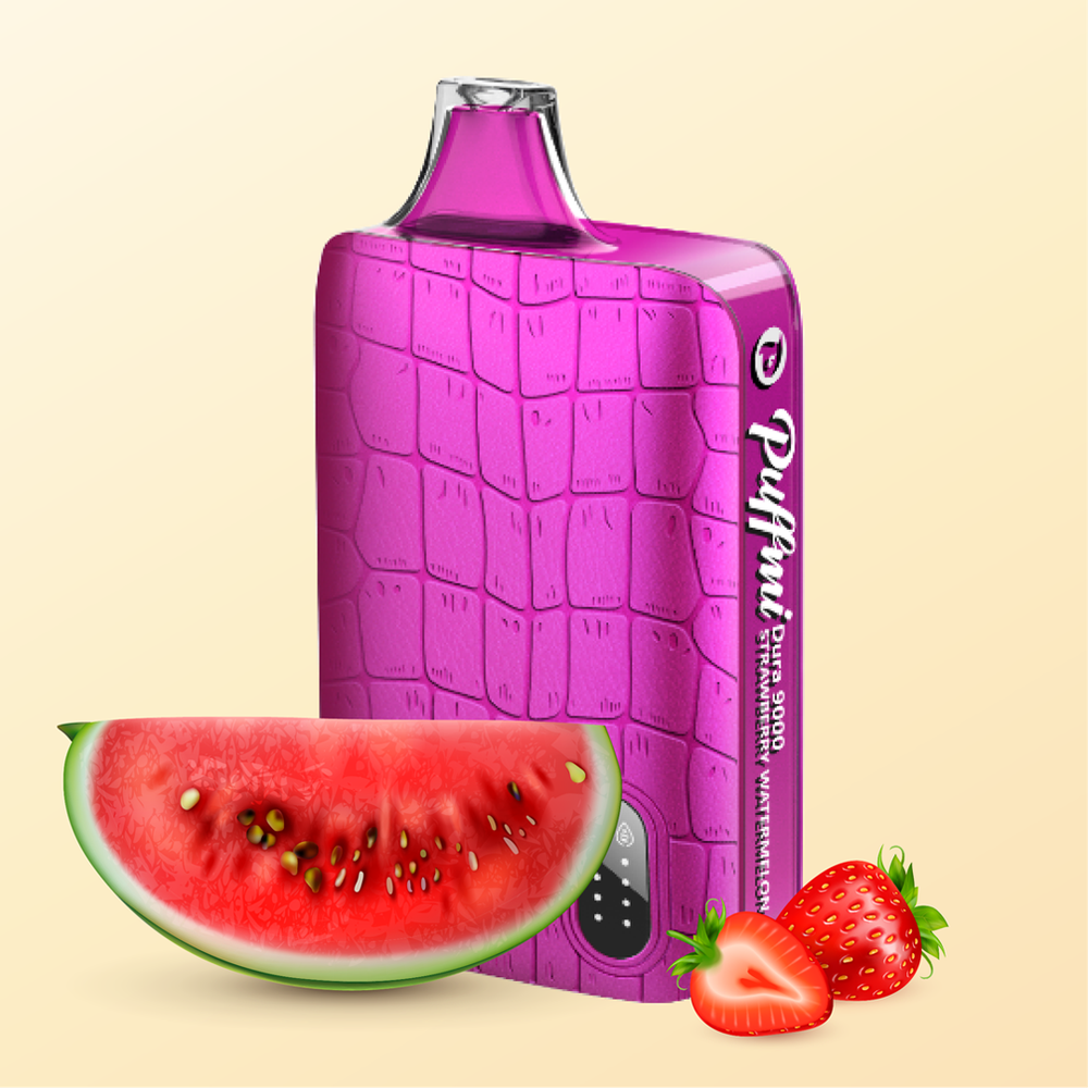 Puffmi Dura Strawberry watermelon (Клубника-арбуз) 9000 затяжек 20мг Hard (2% Hard)