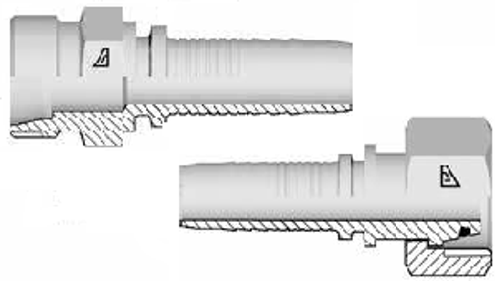Фитинг DN 05 DKO-L (Г) 12x1.5 6 (45)