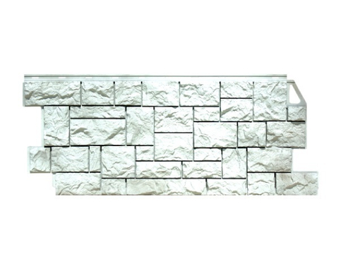 Цокольная панель Камень дикий Файнбер Жемчужный