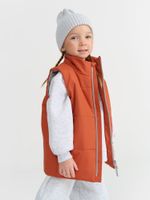 Жилет на молнии с капюшоном "Мандарин"