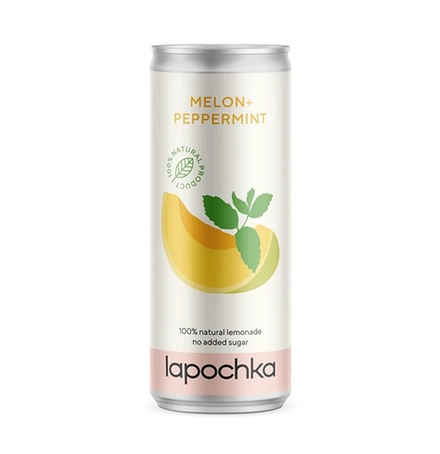 Лимонад Lapochka Дыня + Перечная мята 0.33 л
