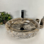 Раковина из оникса Erozy Grey EO-64551 52*42*16 0156
