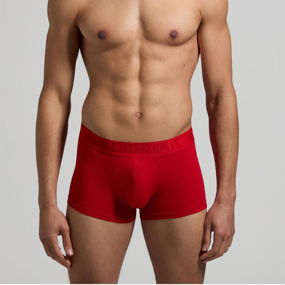 Мужские трусы хипсы (черный, красный) набор 2 в 1 Bikkembergs CUT BKK51UTR22BI/2