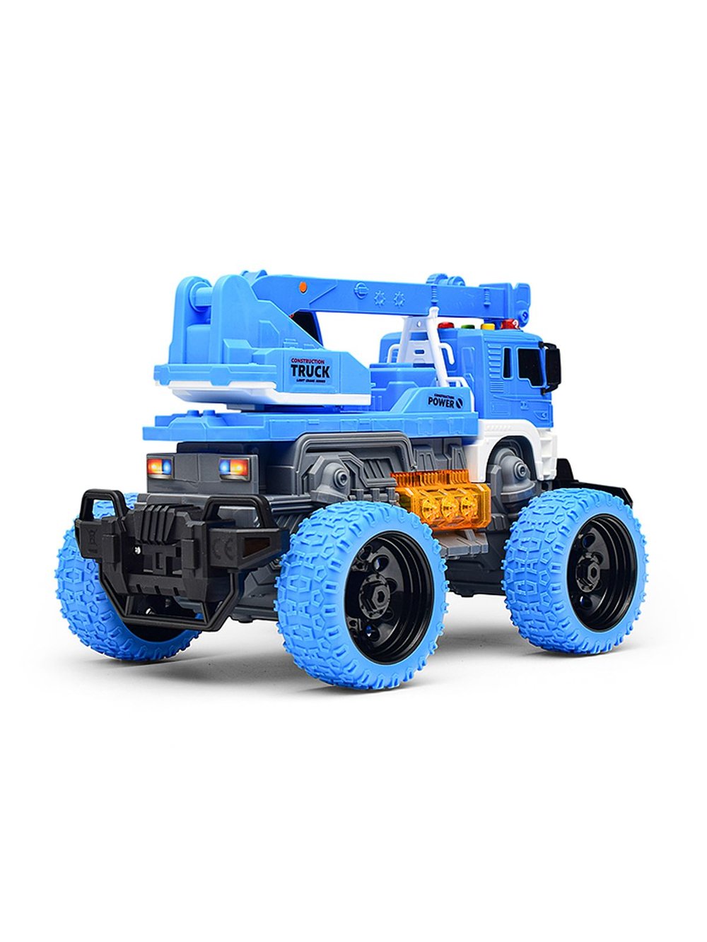 Игрушка Машинка Кран подъёмный, цвет синий (JS105AS)