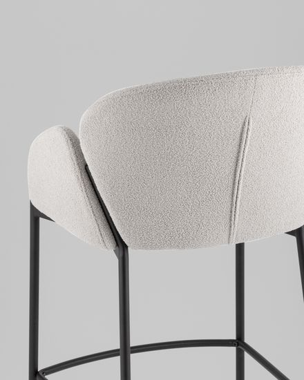 Стул барный Кирби светло-серый