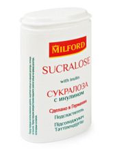 Сахарозаменитель MILFORD Сукралоза с инулином 370 таб