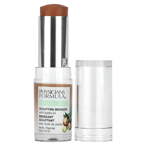 Physicians Formula, Organic Wear, бронзер для скульптурирования с маслом жожоба, PF11070 мокко, 8,8 г (0,3 унции)