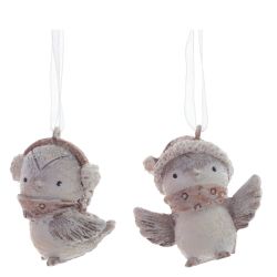 GAEM Изделие декоративное подвесное "Птичка", L4,5 W2,5 H4 см, 2в.