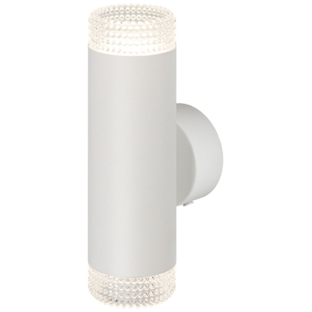 Светильник настенный ЭРА WL50 WH/TR 2*GU10 2*12Вт IP20 белый, прозрачный