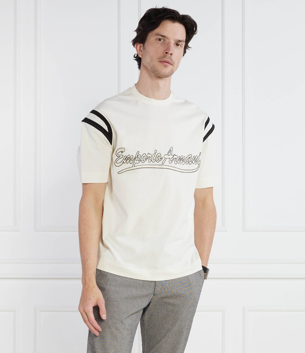 Футболка Emporio Armani - экрю(6R1TDP 1JWZZ)