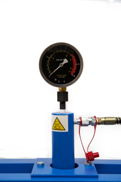 Пресс гидравлический 12 тонн, напольный, цвет синий RAL 5005 ROSSVIK