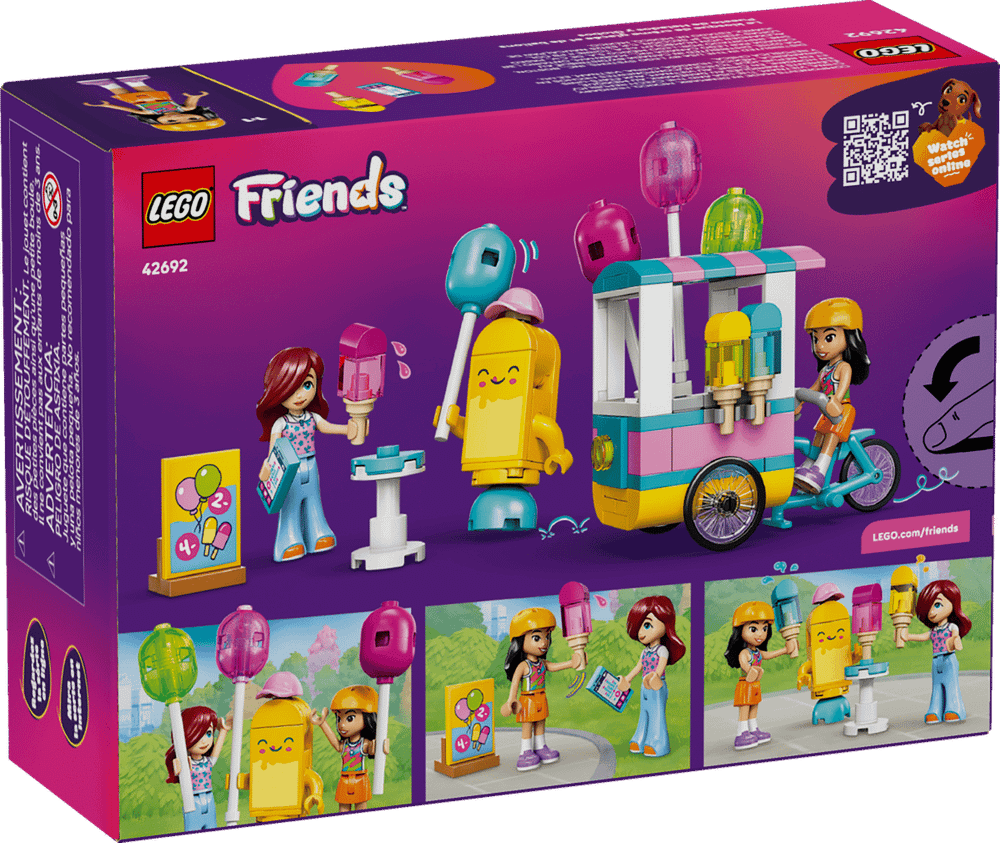 Конструктор LEGO Friends 42692 Ice Cream & Balloon Stand