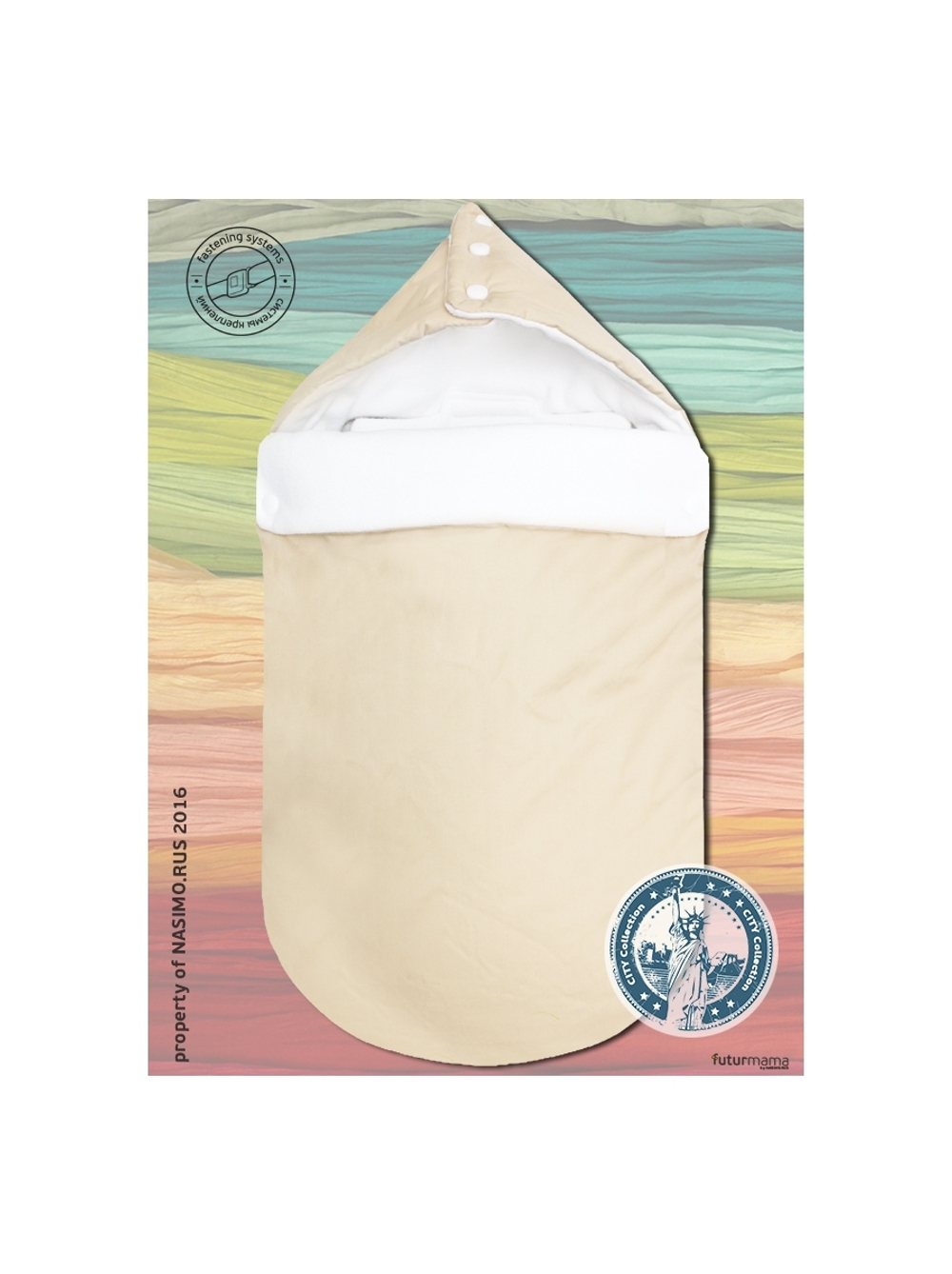 Конверт для автокресла Futurmama Beige marble