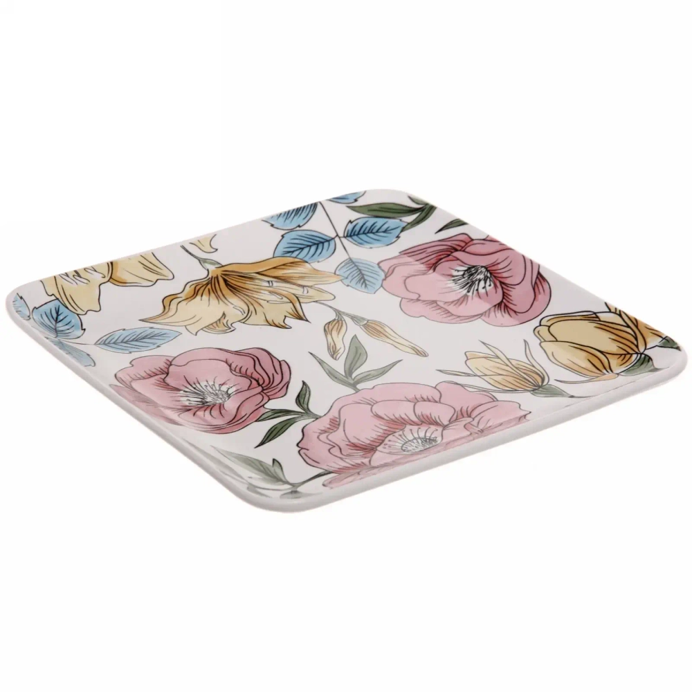 Тарелка керамическая «Flower fantasy» 18*18*2см